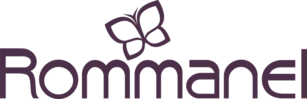 logo rommanel roxo